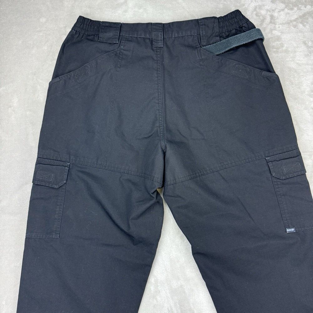 5.11 Tactical Series Mens Ripstop Cargo Pants 36x32 Black Tac-143 74273 Taclite
